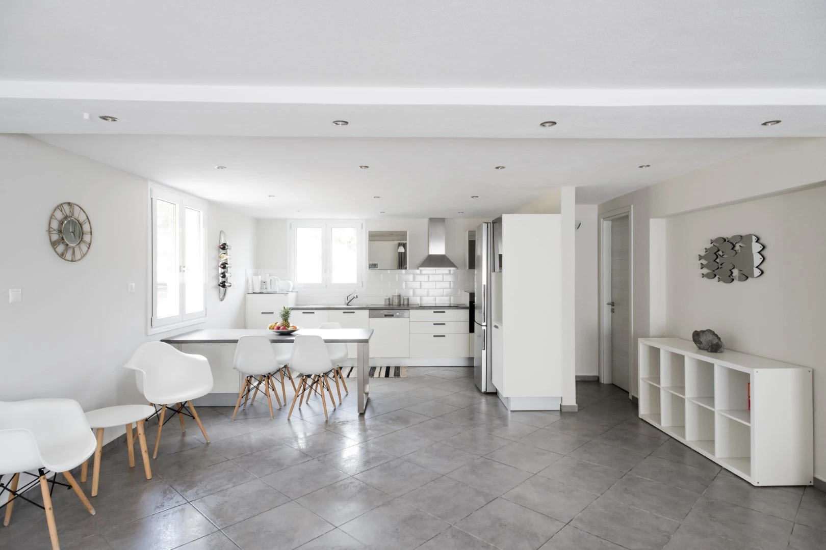 Aegean Breeze villa kitchen area view
